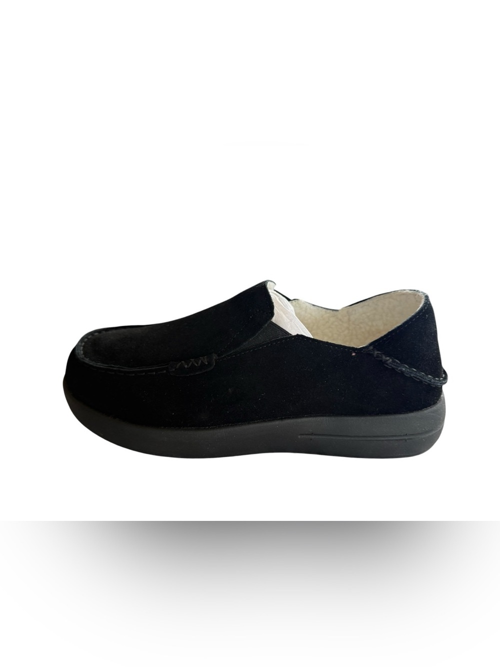 Propét Edsel Men’s Black Suede Slipper Shoes 8.5